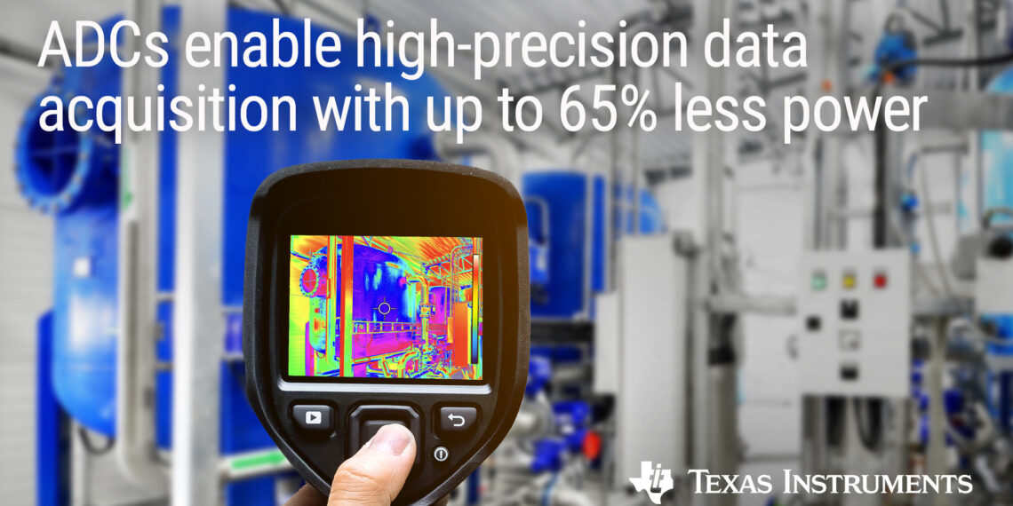 Texas Instruments (TI) (NASDAQ: TXN) has expanded its portfolio of high-speed data converters with a broad new family of successive-approximation register (SAR) analog-to-digital converters (ADCs) that enables high-precision data acquisition in industrial designs. It features best-in-class dynamic range at the lowest power consumption. The ADC3660 family includes eight SAR ADCs in 14-, 16- and 18-bit resolution at sampling speeds ranging from 10 to 125 MSPS. This helps designers improve signal resolution, extend battery life and strengthen system protection. To address a rising need for real-time control in industrial systems, TI has increased the precision of high-speed data acquisition. In a high-speed digital control loop, the ADC acts in a complex system to respond to fast changes in voltage or current to help prevent costly damage to critical components in power-management systems. The number of data-intensive tasks in industrial systems are increasing. Hence it becomes more important for the system to make quick decisions to prevent system failure, requiring higher precision at faster speeds. The ADC3660 family delivers up to 80% lower latency than competitive devices at similar speeds. The family’s ultra-low latency enables high-speed digital control loops in a wide variety of industrial systems to more accurately monitor and respond to voltage and current spikes, increasing tool precision in applications such as semiconductor manufacturing systems. The ADC3660 family helps engineers designing industrial systems eliminate making a choice between excellent noise performance and low power consumption. For instance, the ADC3683, the industry’s first 18-bit ADC at 65 MSPS, improves noise performance in narrowband-frequency applications such as portable defense radios, offering a signal-to-noise ration (SNR) of 84.2 dB and noise spectral density of -160 dBFS/Hz while maintaining low power consumption of 94 mW per channel. Consuming 36 mW total, the 10-MSPS, 14-bit ADC3541 simplifies thermal management and extends battery life in power-sensitive applications such as GPS receivers or handheld electronics. And the 65-MSPS, 16-bit ADC3660 delivers 82 dBFS SNR, improving image resolution in sonar applications while consuming 65% less power (71 mW per channel) than the equivalent competitive device. Watch the video, "Increasing signal detection capability in industrial applications," to learn more about how the family's noise performance contributes to higher accuracy and better image resolution. Reduce design complexity with integrated features and high sampling frequencies The ADC3660 family's high sampling speeds and integrated features help designers reduce the number of components in their systems. For example, the ADC3683 – which samples four times faster than the closest competing 18-bit device at twice the channel density – enables oversampling, a technique that pushes harmonics further from the desired signal. This allows designers to reduce antialiasing filter complexity and system component count by as much as 75%. Other family features that reduce design complexity include on-chip decimation options that enable designers to easily remove unwanted noise and harmonics in the system and boost SNR and spurious-free dynamic range up to 15 dB. These decimation options, along with the complementary metal-oxide semiconductor (CMOS) interface, enable designers to use these ADCs with Arm®-based processors or digital signal processors instead of field-programmable gate arrays (FPGAs), which can help lower system cost. Additionally, an integrated digital downconverter with a complex numerically controlled oscillator reduces the amount of processor resources required.