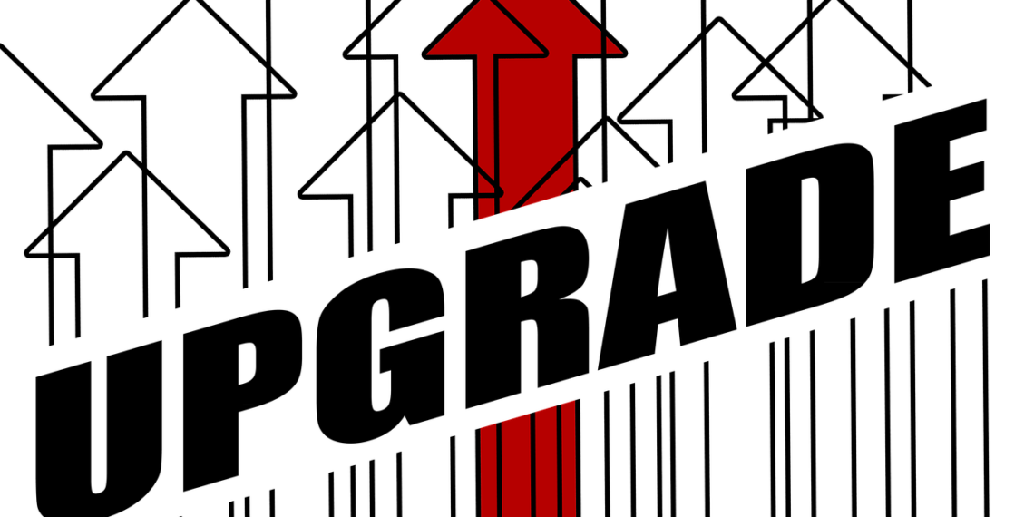 Upgrade written on Arrows