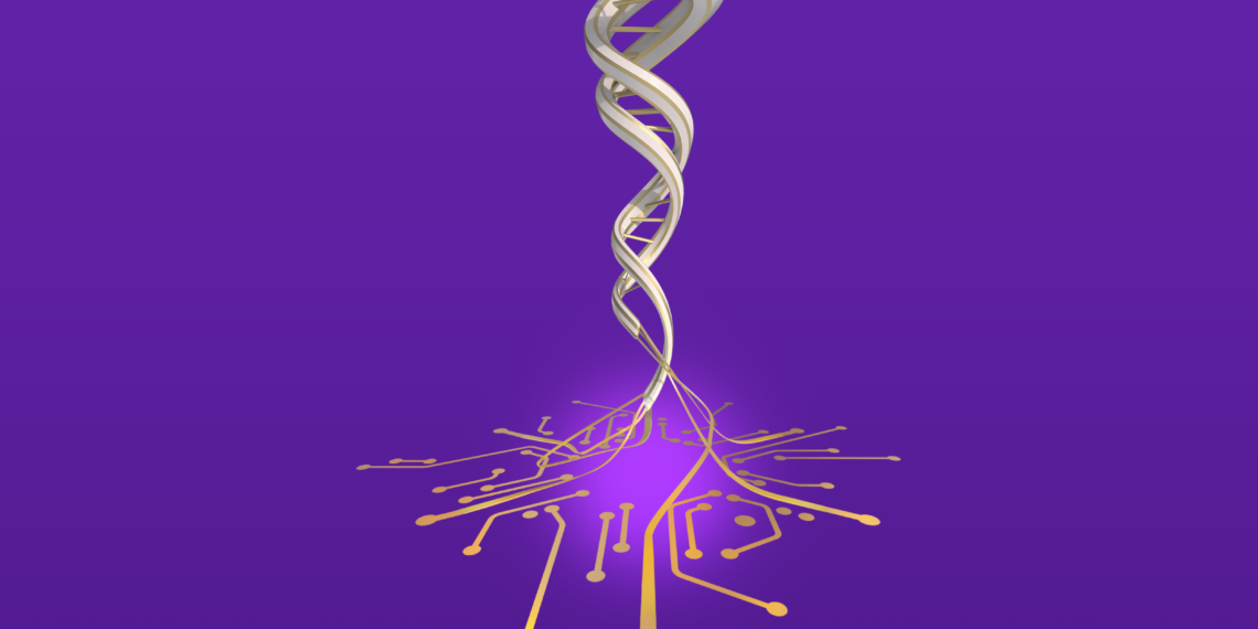 Cardea Bio Logo with DNA sequencing