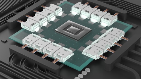 Detachable Photonic Plug for co-packaged optics serviceable fiber assembly