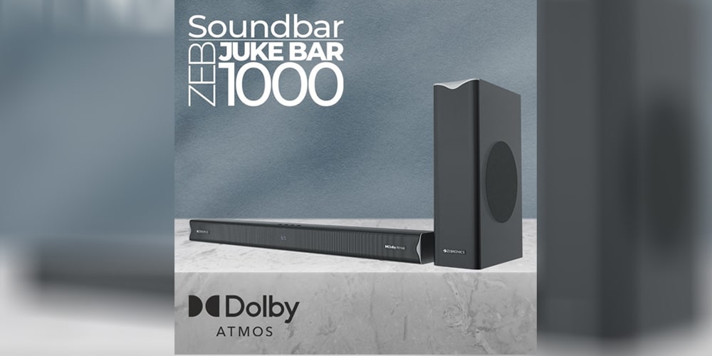 Zebronics Unveils India’s Most Affordable Dolby Atmos Soundbar at Rs. 9,999