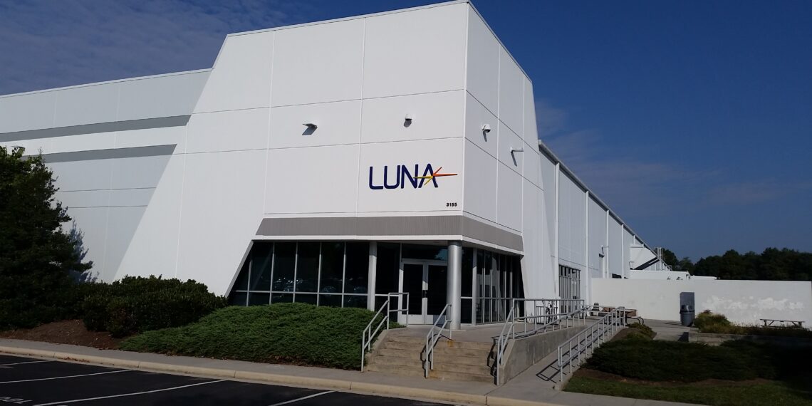 Luna Logo on office building