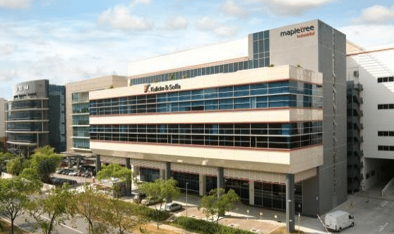 Kulicke & Soffa logo on building