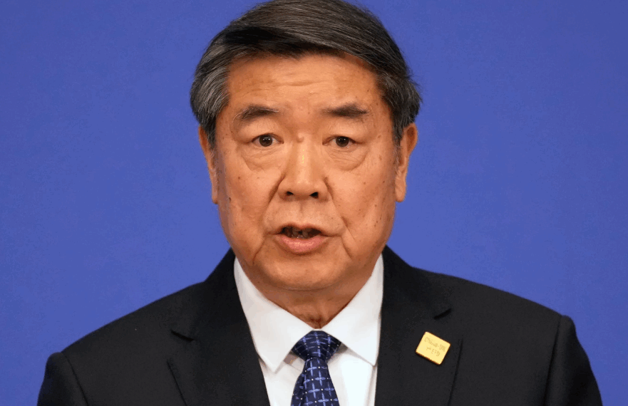 Chinese Vice Premier He Lifeng speaks during a press conference after the 11th China-UK Economic and Financial Dialogue in Beijing on Jan 11, 2025 (AP Photo/Aaron Favila, Pool, File)