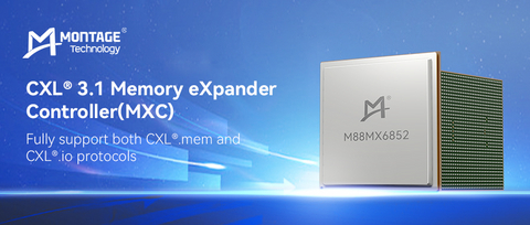 Montage Technology's CXL 3.1 Memory eXpander Controller (MXC)