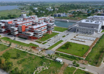 Aerial view of the Indian Institute of Technology Hyderabad © Indian Institute of Technology Hyderabad