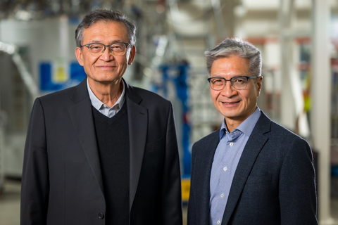 Lip-Bu Tan, the newest member of PsiQuantum's Board of Directors, with Victor Peng, PsiQuantum's Interim Chief Executive Officer