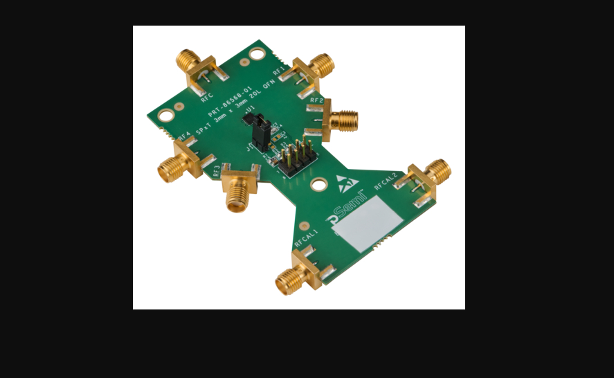 PE42544 is a high-isolation UltraCMOS+ SP4T RF switch operating from 9 kHz to 8.5 GHz1
