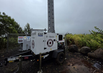T‑Mobile teams deploying portable generators in Hawaii for Storm Lala