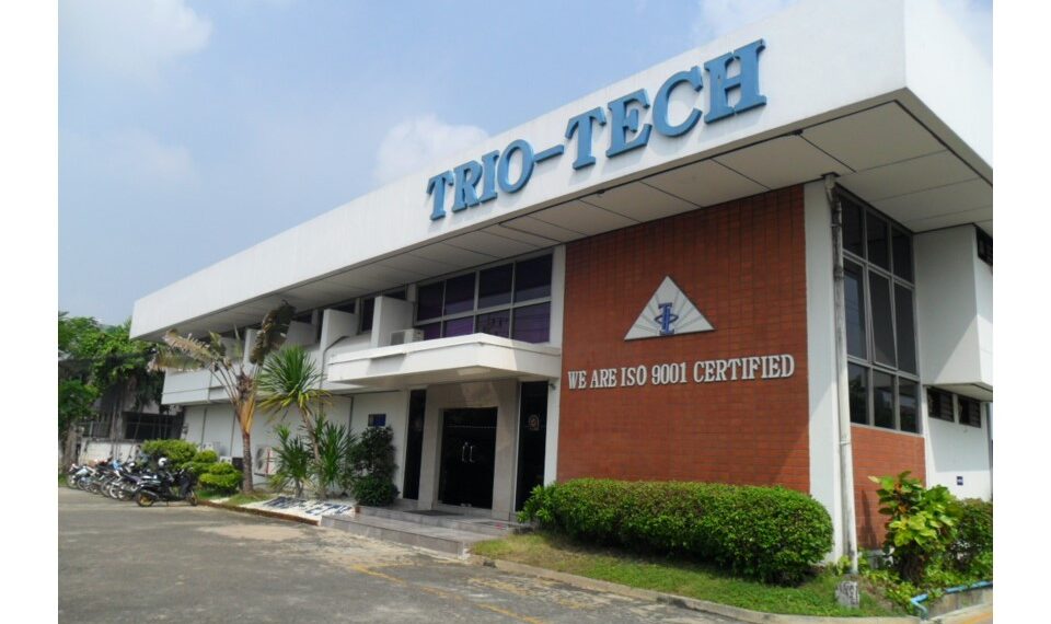 Trio Tech logo on building